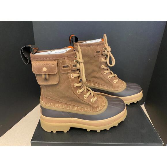 New! Mens SOREL x Concepts Caribou Rein WP Tawny Buff Boots. Size 8.5. Nice! - Picture 1 of 12